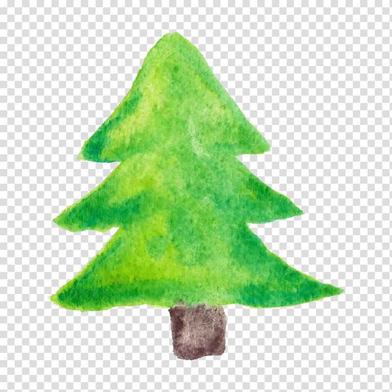 Christmas tree Watercolor painting, Creative floral pattern Flowers Flowers transparent background PNG clipart