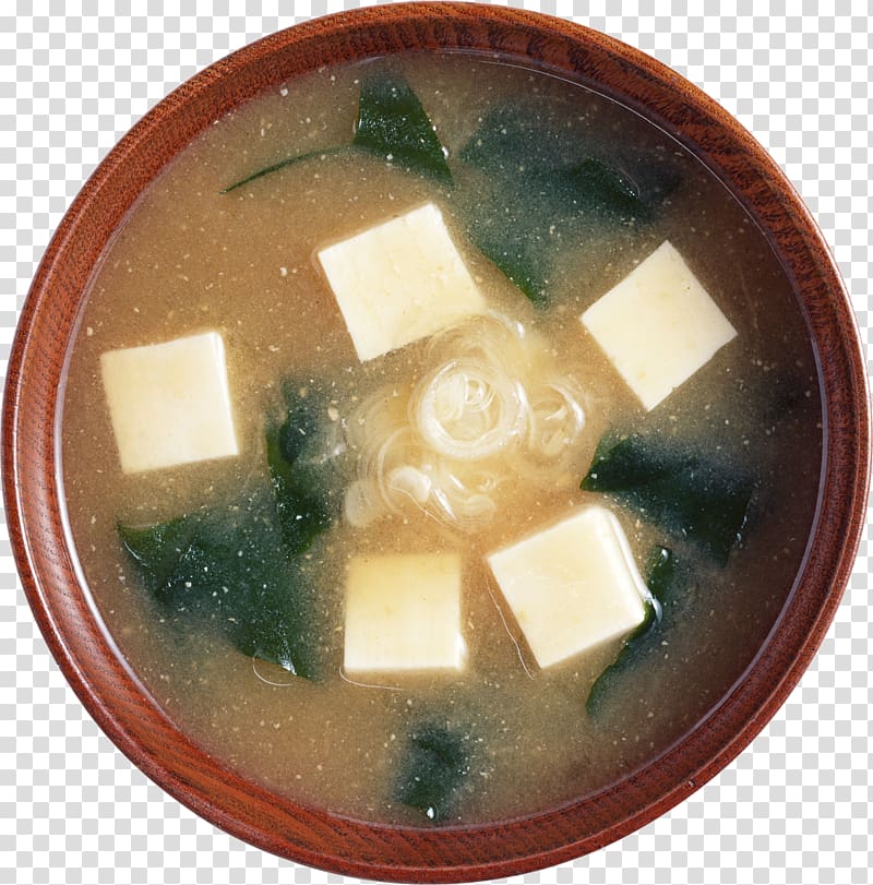 Miso soup Japanese Cuisine Kombu, others transparent background PNG ...