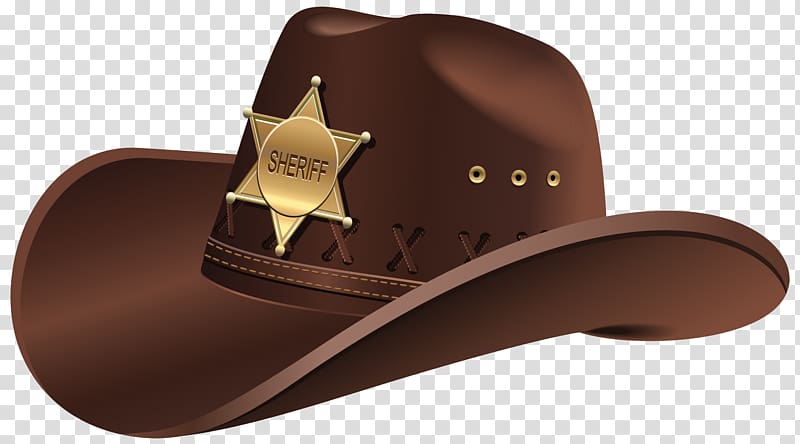 Sheriff Cowboy hat , Sheriff transparent background PNG clipart