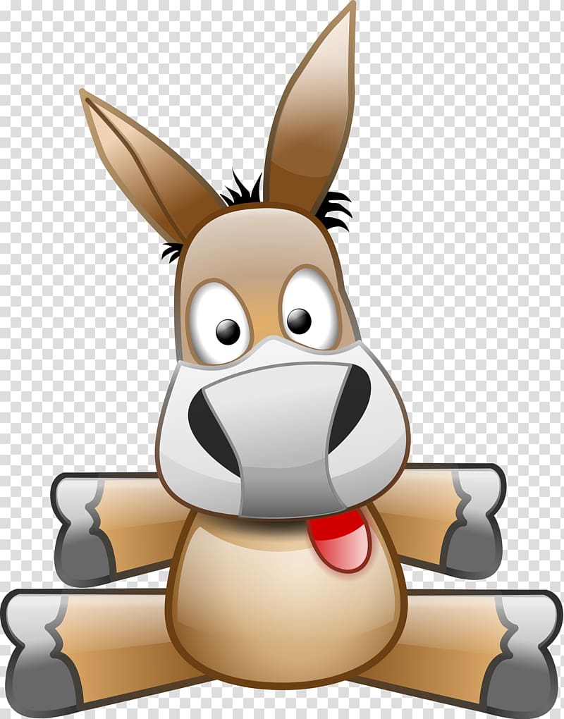 aMule eMule Peer-to-peer Kad network, donkey transparent background PNG clipart