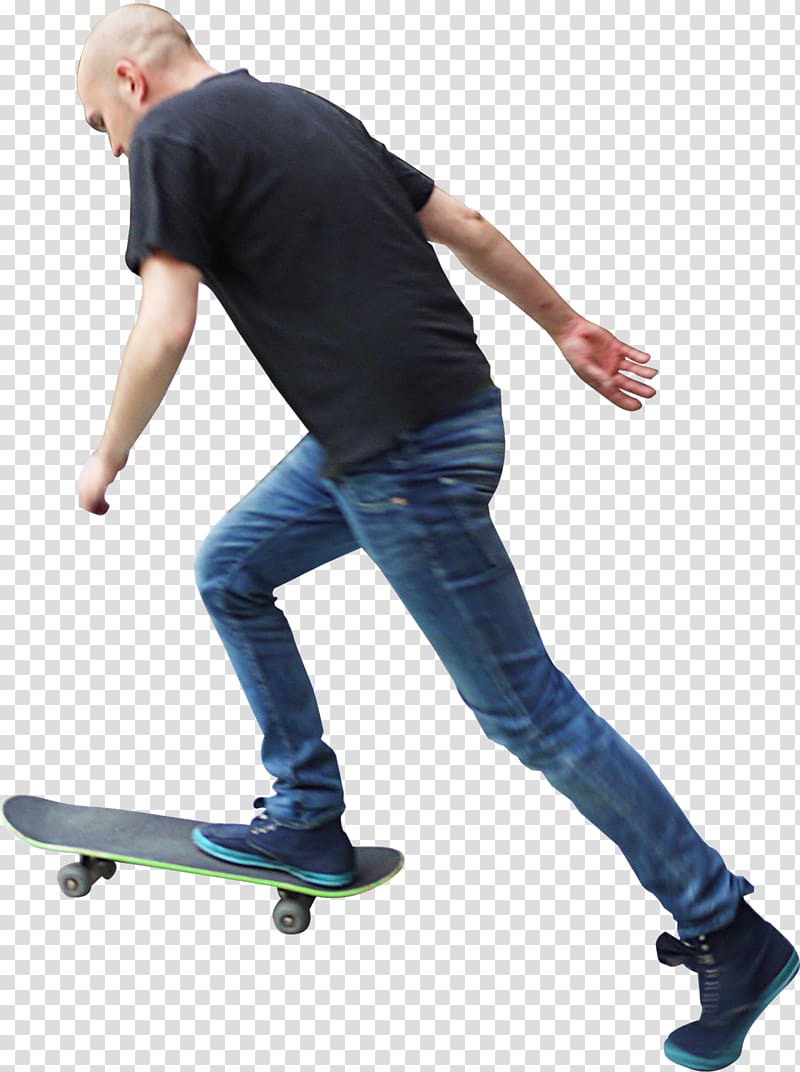 man playing skateboard, Skateboarding Rendering, sitting man transparent background PNG clipart