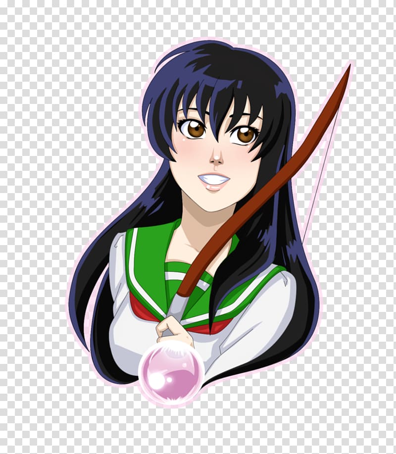 Kagome Higurashi Kikyo Fan art Inuyasha Anime, inuyasha transparent background PNG clipart