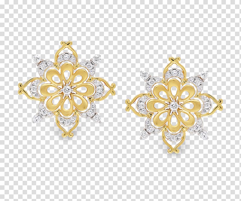 Earring Jewellery Gold Silver Cufflink, Jewellery transparent background PNG clipart