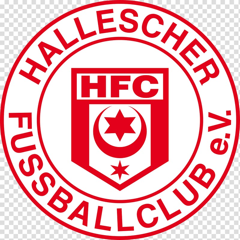Hallescher FC Football club Logo Coat of arms, transparent background PNG clipart