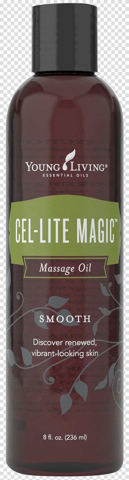 Cel-Lite Magic Massage Oil 8 OZ Bottle by Young Living Essential V-6 Enhanced Vegetable Oil Complex 8 oz (236 ml) by Young Living Essential Oil, young living seedlings transparent background PNG clipart