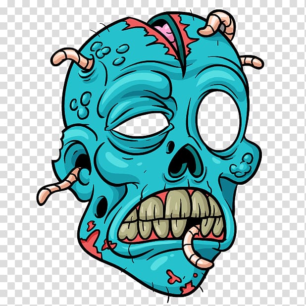 Drawing Cartoon Tattoo Zombie, zombie transparent background PNG clipart