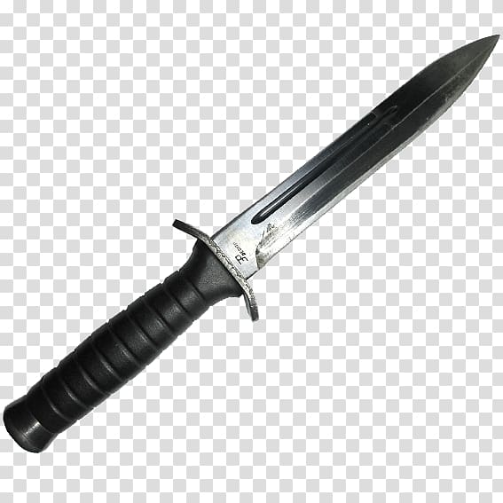 Bowie knife Dagger, Military Dagger transparent background PNG clipart