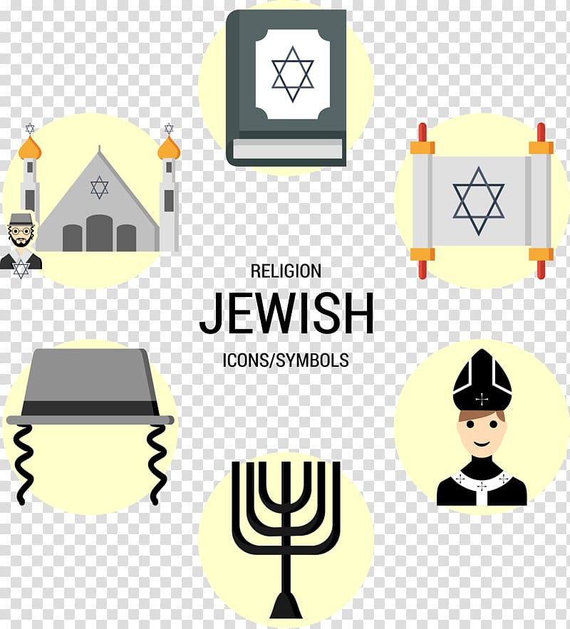 Temple Mount Judaism Euclidean Star of David Icon, hand-painted Judaism transparent background PNG clipart