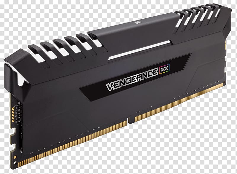 DIMM DDR4 SDRAM Corsair Components Computer data storage, ram transparent background PNG clipart