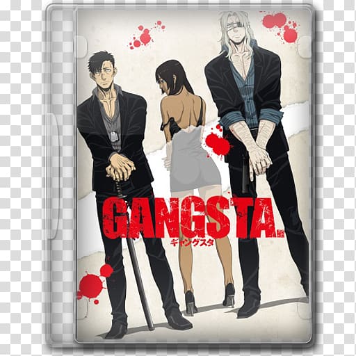 Gangsta Anime Poster Wall Manga, Anime transparent background PNG clipart