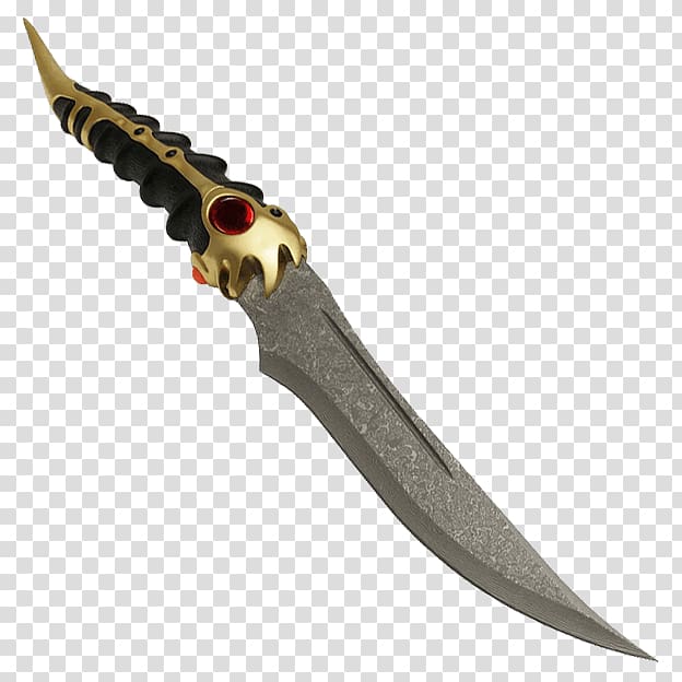 Hunting & Survival Knives Throwing knife Dagger Bowie knife, knife transparent background PNG clipart