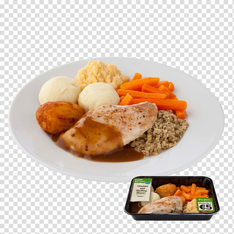 Full breakfast Sunday roast Roast chicken Stuffing, roast chicken transparent background PNG clipart