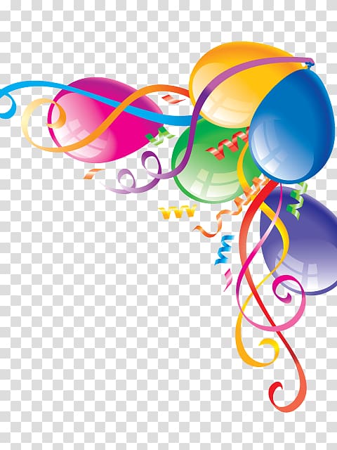 Happy Birthday to You Balloon Party Christmas, Birthday transparent background PNG clipart