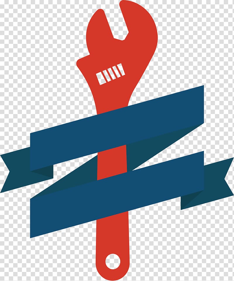 Wrench Adjustable spanner Paper clip, Red spanner Poster transparent background PNG clipart