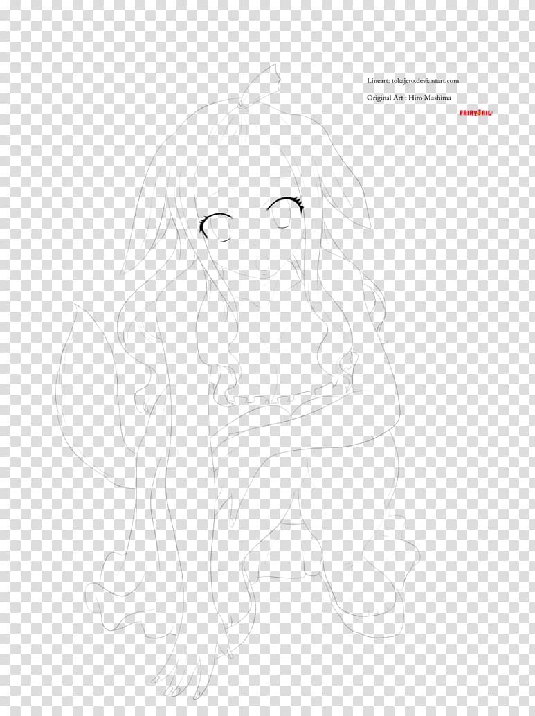 Line art Drawing Cartoon Sketch, mirajane strauss transparent background PNG clipart