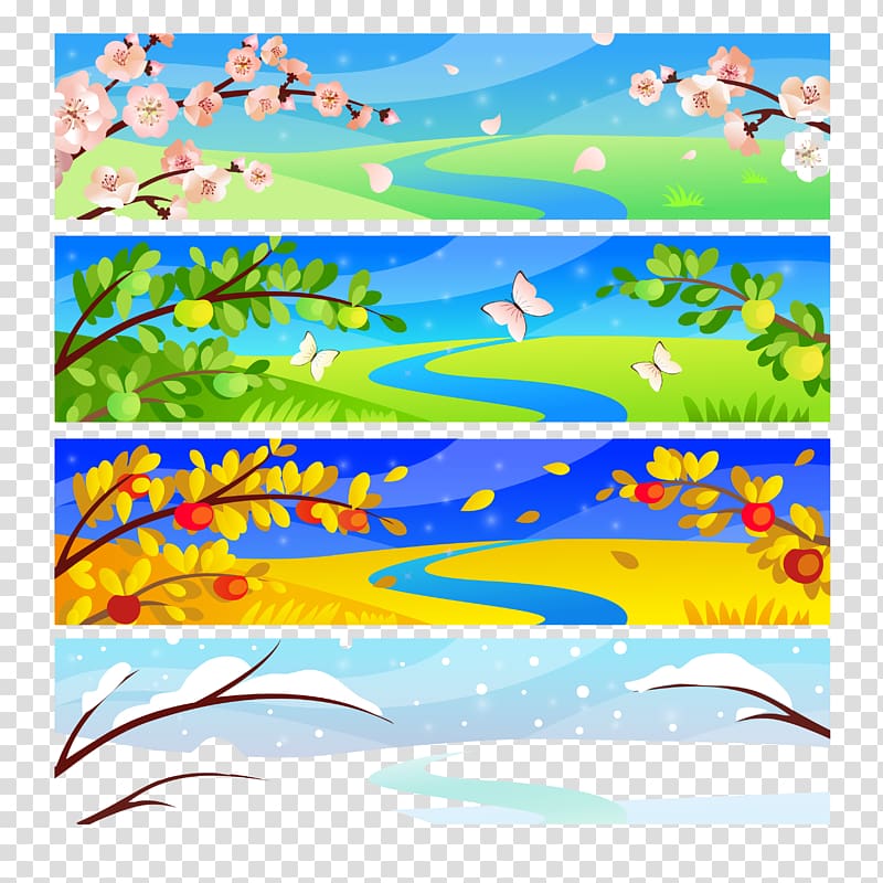 white butterflies between flowers art, Four Seasons Hotels and Resorts , Beautiful scenery seasonal flowers and trees Snow transparent background PNG clipart