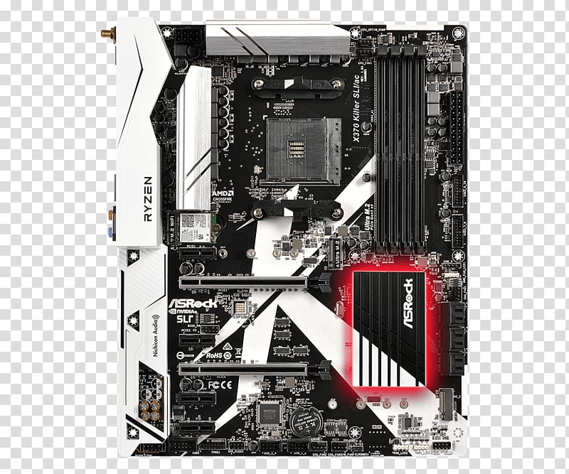 Socket AM4 Motherboard Ryzen Scalable Link Interface ATX, power socket transparent background PNG clipart