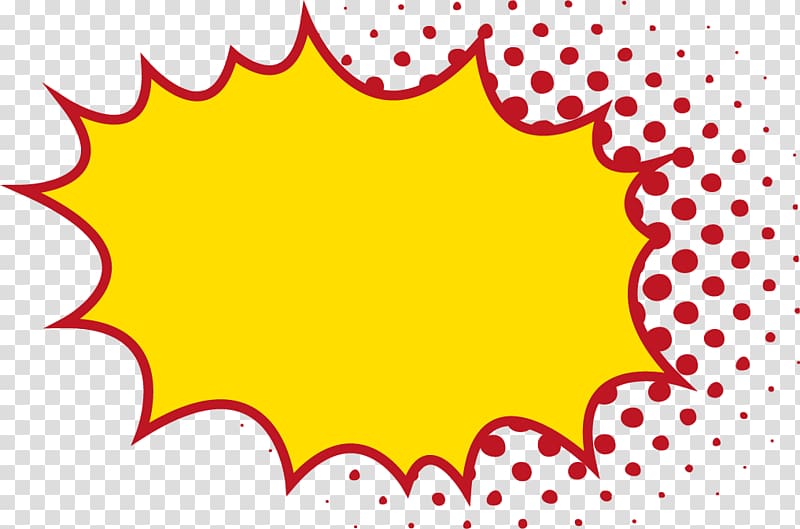 Halftone Circle Illustration, Explosion explosion sign transparent background PNG clipart