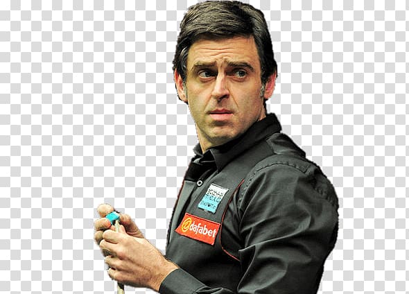 man in black dress shirt, Ronnie O'Sullivan Side View transparent background PNG clipart