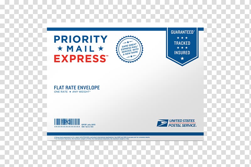 Express mail United States Postal Service Envelope Cargo, Envelope transparent background PNG clipart
