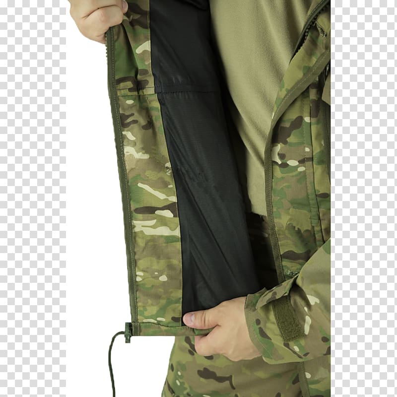 MultiCam Military camouflage Khaki Clothing, smog transparent background PNG clipart