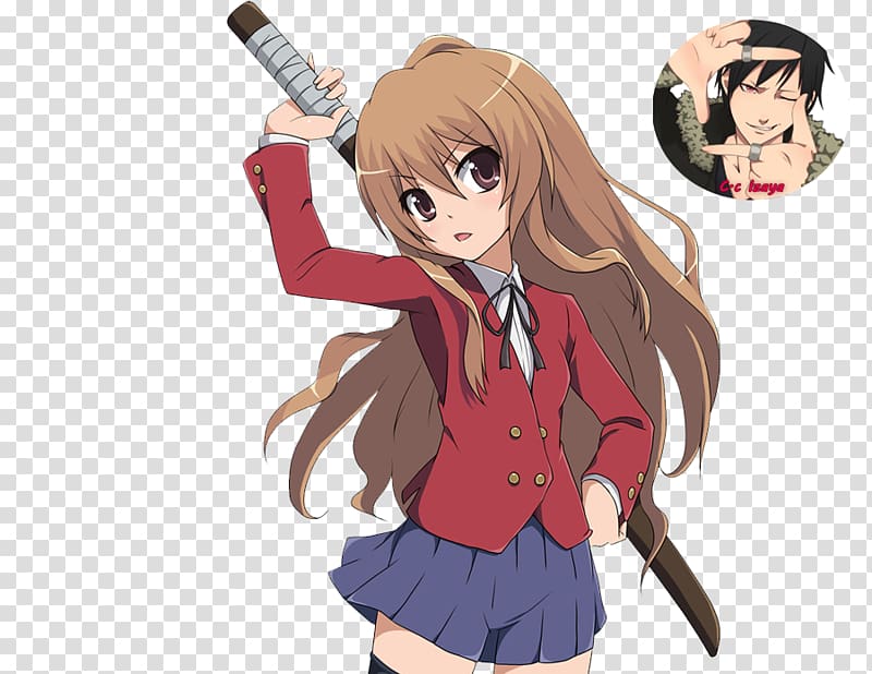 Taiga Aisaka Toradora! Anime Cosplay Costume, Anime transparent background PNG clipart