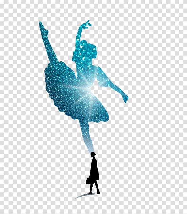 Ballet Dance Silhouette Balerin, Ballet Girl transparent background PNG clipart