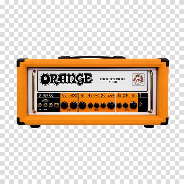 Guitar amplifier Orange Rockerverb 50 MKIII Orange Music Electronic Company Orange Rockerverb 100 MKIII, guitar transparent background PNG clipart