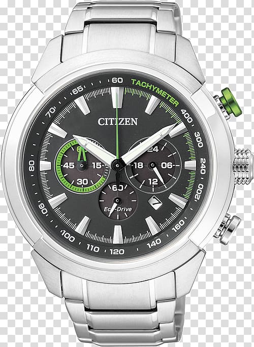 Chronograph Eco-Drive Citizen Holdings Watch Pulsar, Eco-Drive transparent background PNG clipart