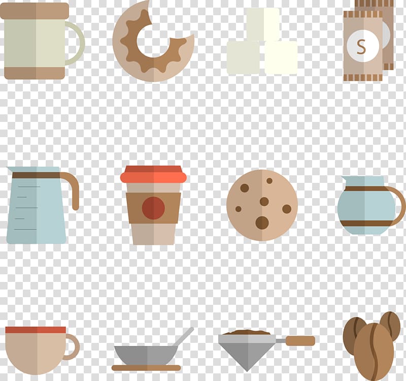 Coffee cup, hand-painted coffee transparent background PNG clipart