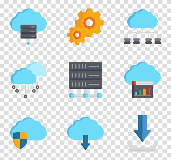 Cloud storage Cloud computing Computer Icons, Winter Town transparent background PNG clipart