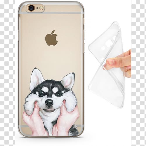 Siberian Husky Sakhalin Husky Alaskan Klee Kai Apple iPhone 7 Plus, husky transparent background PNG clipart