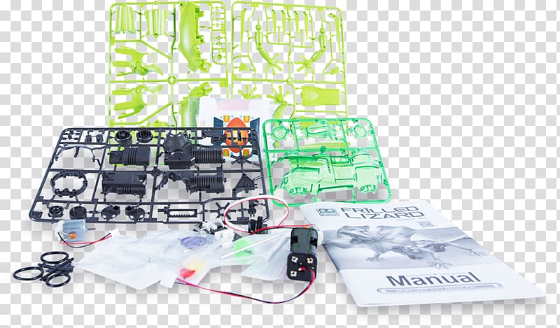 Frilled-neck lizard Robot kit Build your own robot!, lizard transparent background PNG clipart