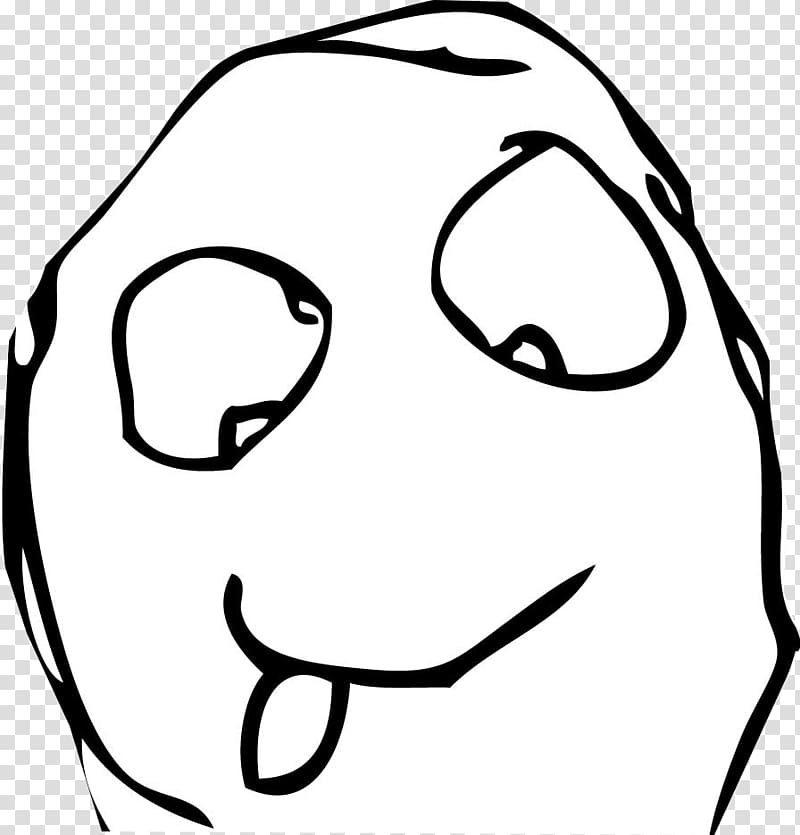 Rage Comic Comics Internet Meme Trollface PNG, Clipart, Black, Black And  White, Cheek, Circle, Drawing Free