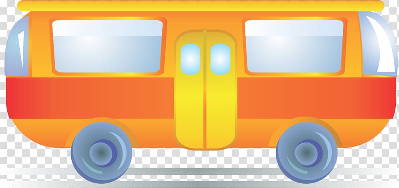 Bus Cartoon, Bus transparent background PNG clipart