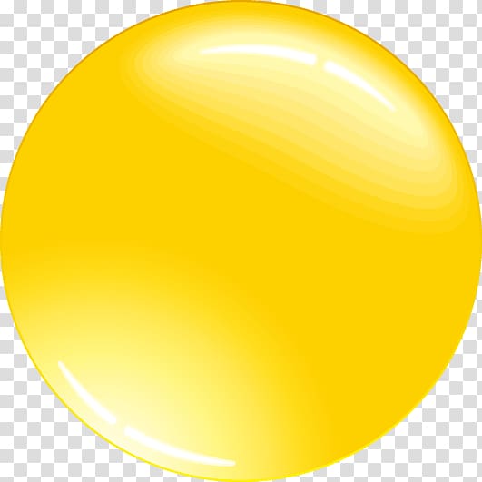 round yellow illustration, Sphere Three-dimensional space Ball Euclidean , 3D Ball transparent background PNG clipart