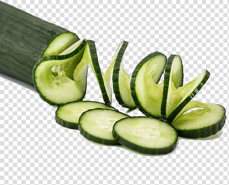 Juice Cucumber Human skin Peel, Green cucumber slices Qingkou transparent background PNG clipart