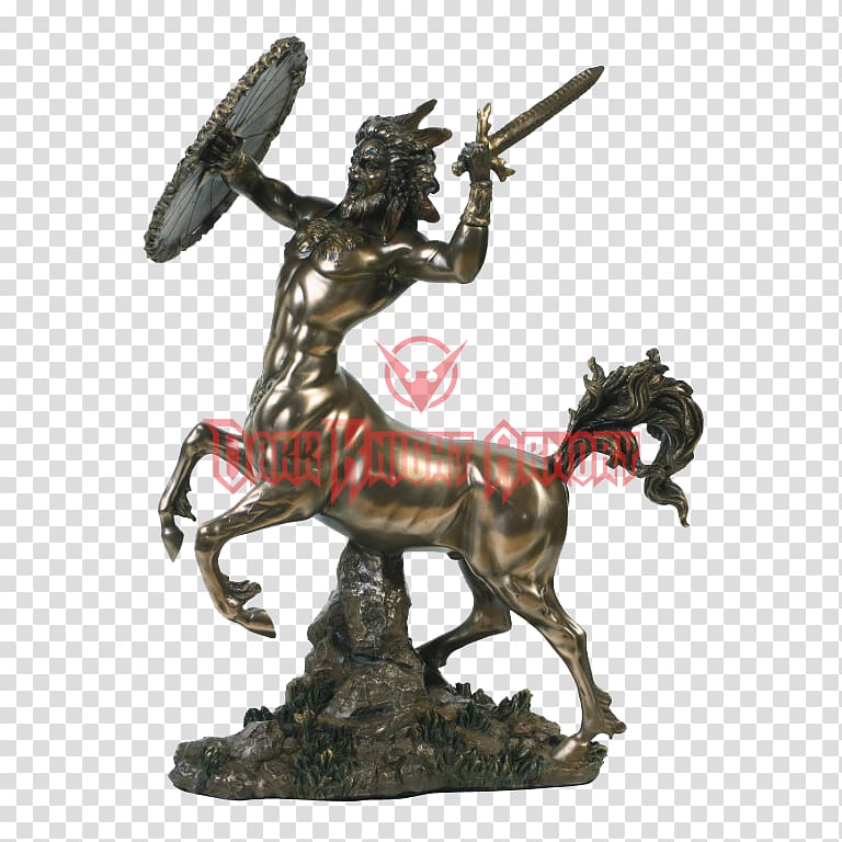 Centaur and Nymph Greek mythology Statue Bronze sculpture, Centaur transparent background PNG clipart