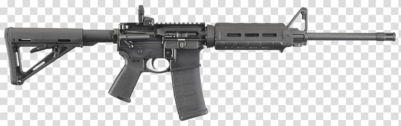 AR-15 style rifle Firearm Assault rifle Colt AR-15 Semi-automatic rifle, assault rifle transparent background PNG clipart