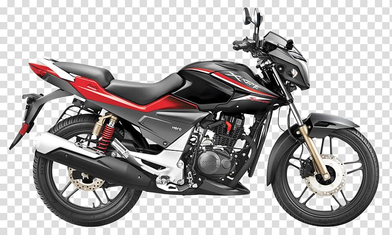 black standard motorcycle, Hero Xtreme Sports Hero MotoCorp Motorcycle Car, Hero Xtreme Sports Motorcycle Bike transparent background PNG clipart