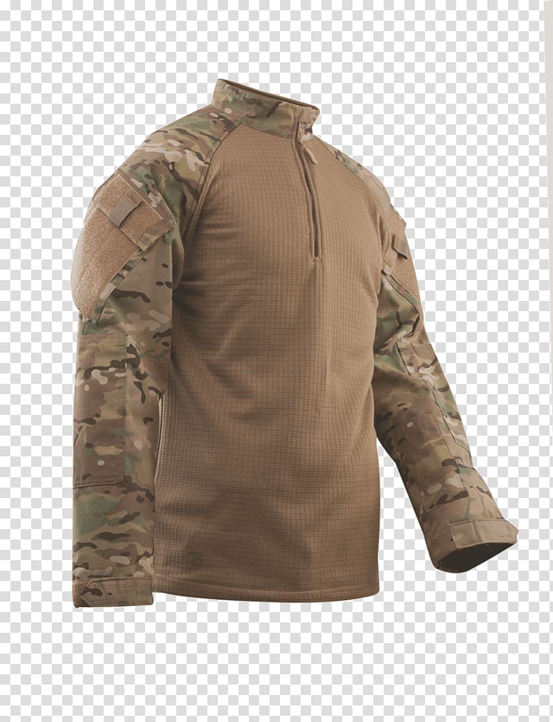 T-shirt Army Combat Shirt MultiCam Army Combat Uniform Clothing, T-shirt transparent background PNG clipart