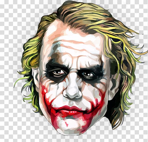 Heath Ledger Joker drawing by Guilherme Silveira | No. 807