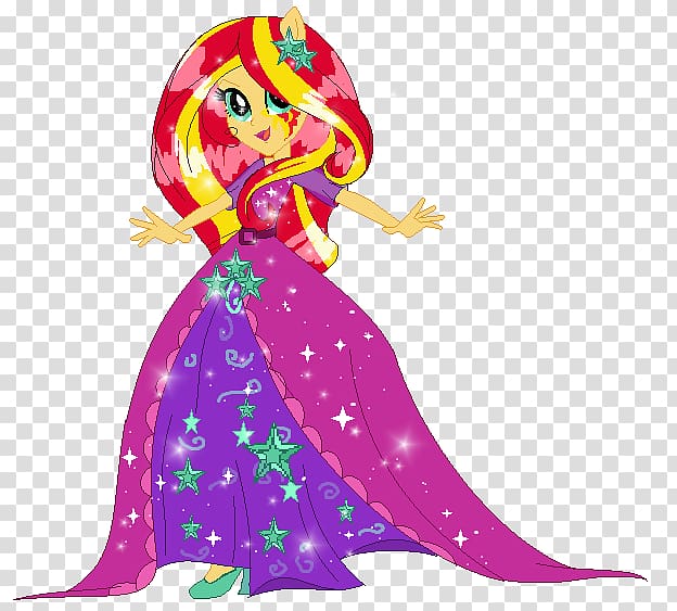 Sunset Shimmer Flash Sentry My Little Pony: Equestria Girls Dress, Girl with microphone transparent background PNG clipart