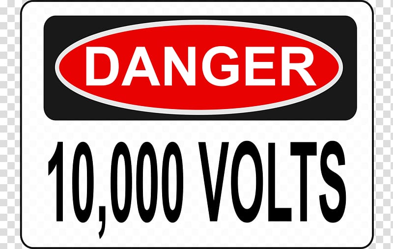 High voltage , danger transparent background PNG clipart