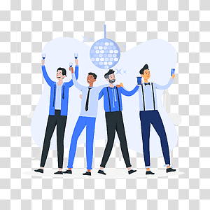 illustration, Bachelor party, celebration, drink, party, fun, friends transparent background PNG clipart thumbnail