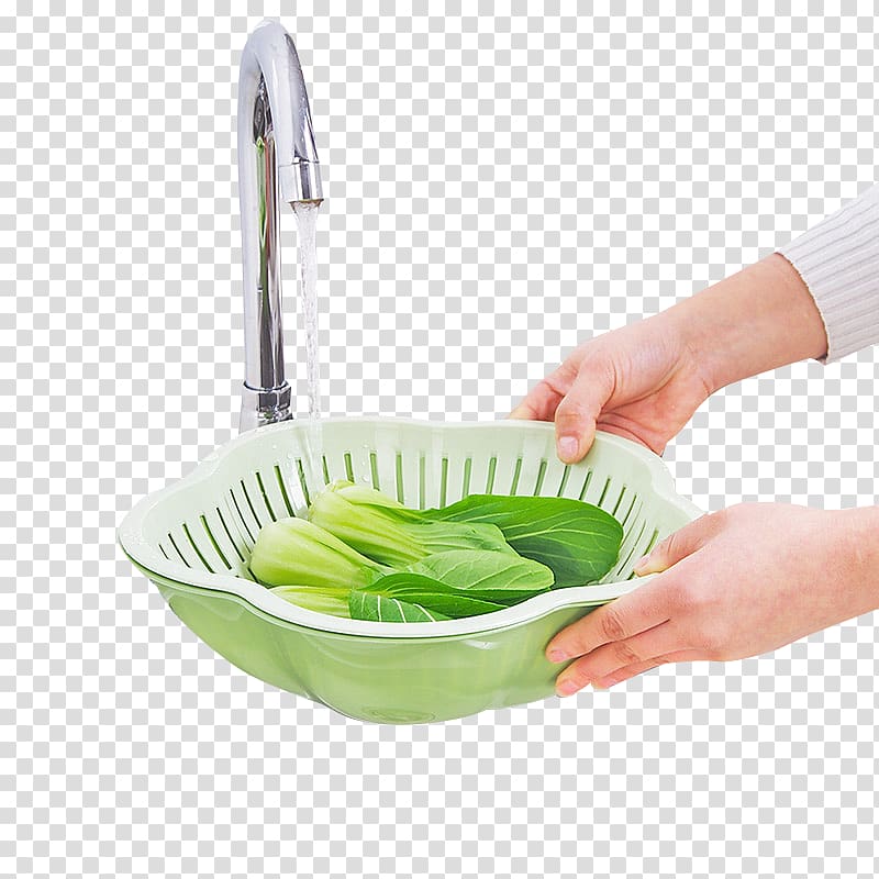 the vegetables are being cleaned transparent background PNG clipart