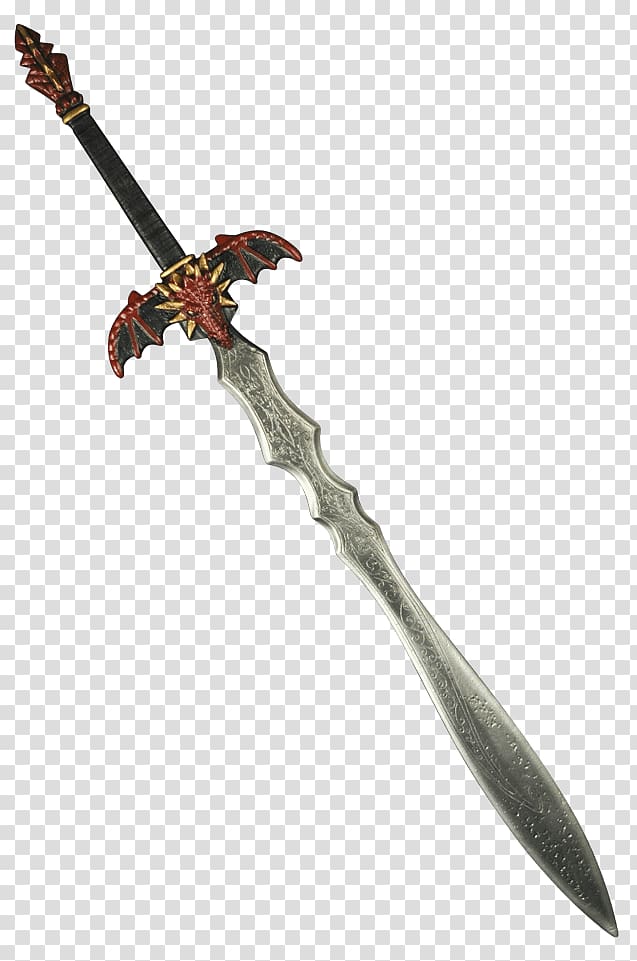 foam larp swords Live action role-playing game Calimacil Weapon, Sword transparent background PNG clipart