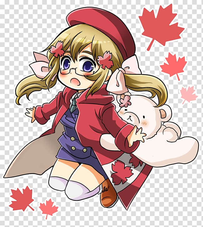 Hetalia: Axis Powers Canada Illustration Anime, Canada transparent background PNG clipart