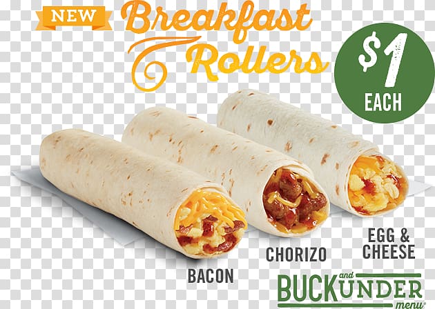 Taquito Taco Burrito Breakfast sausage, hand made real mexican tacos transparent background PNG clipart