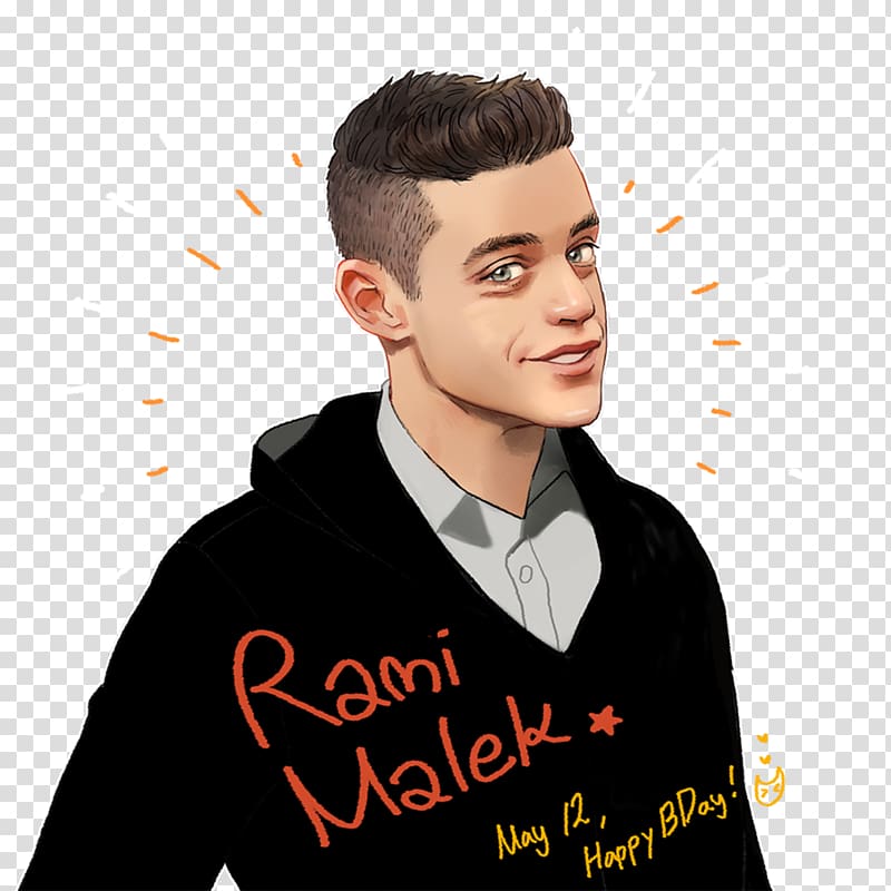 Wallpaper Rami Malek, Mr Robot, Art, Face, Head, Background